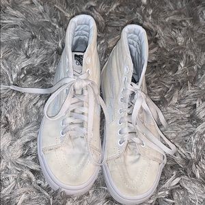 White high top vans